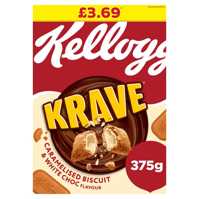 Krave Caramalised Biscuit 375g £3.69 PMP