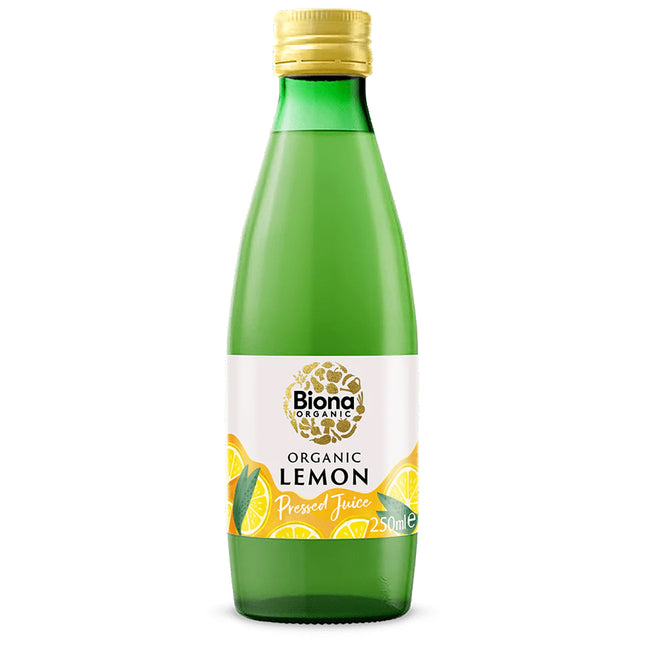 Biona Lemon Juice Organic Not From Concentrate 250ml
