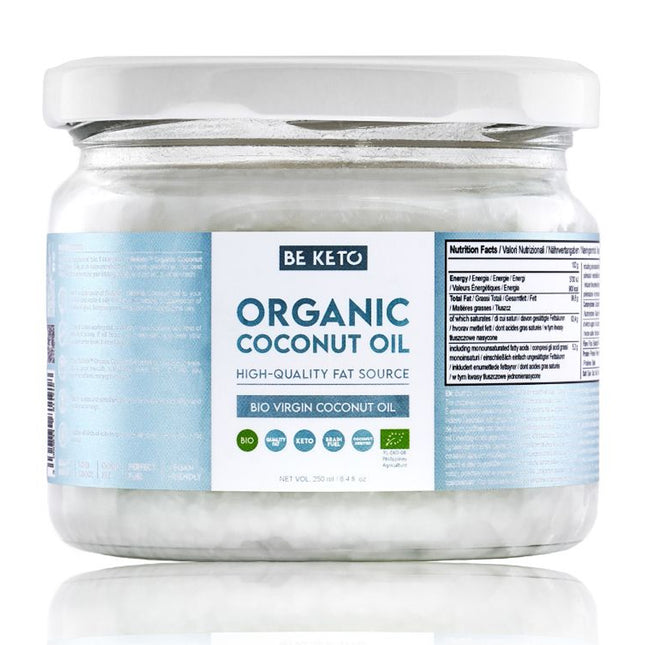 BeKeto Organic Coconut Oil 250ml