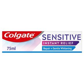 Colgate Toothpaste Sensitive Instant Relief Whitening 75ml