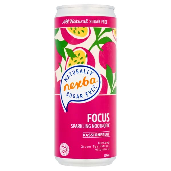 Nexba Beverages Focus Passionfrt Nootropics 330