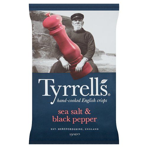 Tyrrells Sea Salt & Black Pepper Sharing Crisps 150g