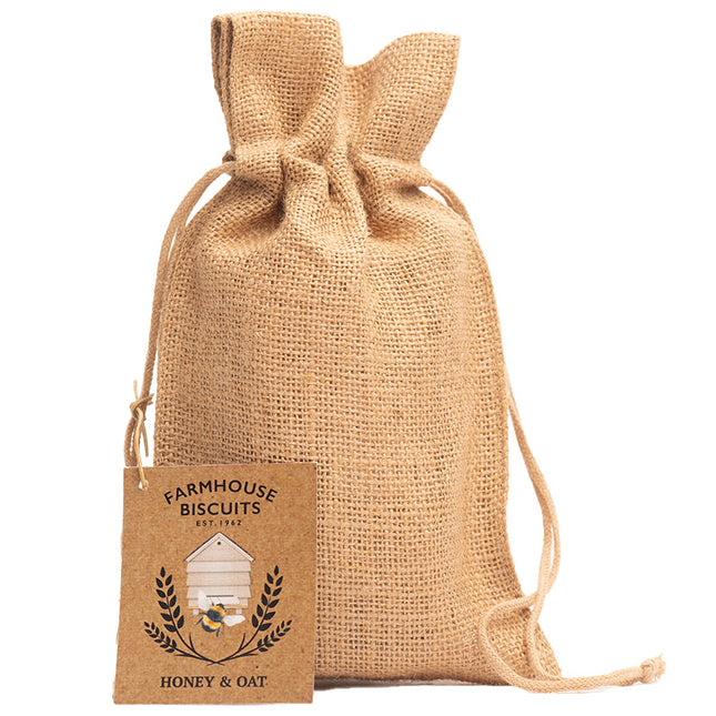 Farmhouse Biscuits Honey & Oat Hessian Bag 125g