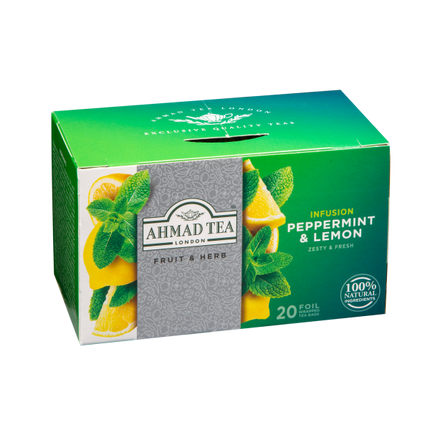 Ahmad Tea Peppermint & Lemon 20x1.5g