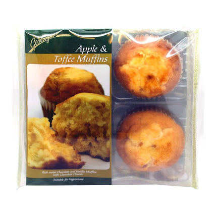 Goodwyns Apple & Toffee Muffins 4 Pack