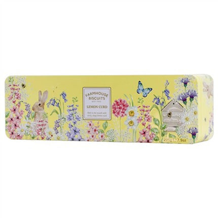 Farmhouse Biscuits English Garden Lemon Curd Tin  225g
