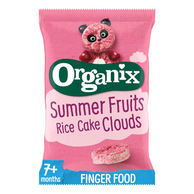 Organix Summer Fruits Rice Cake Clouds 40g