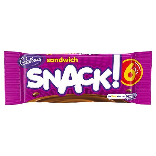 Cadbury Snack Sandwich 6 Pack 132g