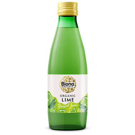 Biona Lime Juice Organic Not From Concentrate 250ml