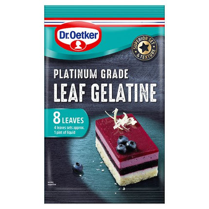 Dr. Oetker Gelatine Leaf - Platinum 13g