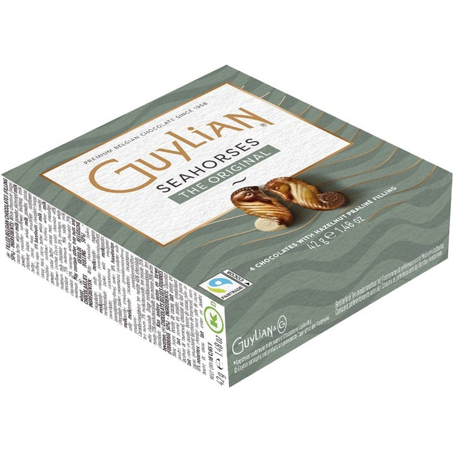 Guylian praline seahorses mini 4 piece box 42g