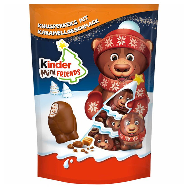 kinder Mini Friends Crispy Biscuit with Caramel 122g