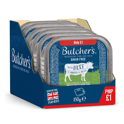 Butcher's Beef & Veg Foiltray PM £1.00 150g