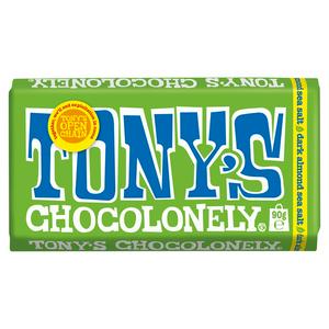 Tony's Chocolonely Dark Almond Sea Salt 90G