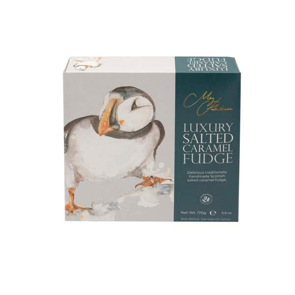 Gardiners Meg Hawkins Puffin Carton Of Salted Caramel Fudge 170g