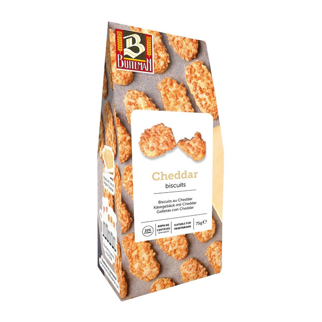 Buiteman Cheddar Biscuits 75g