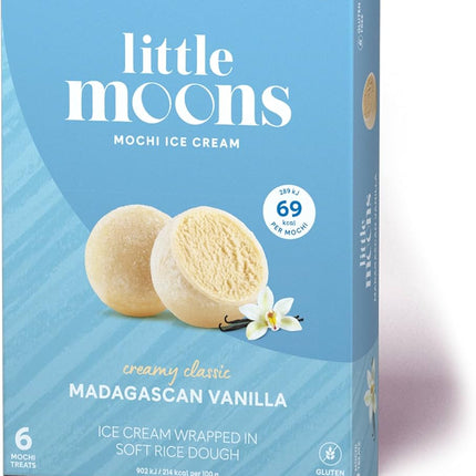 Little Moons Vanilla Mochi Ice Cream 6ct