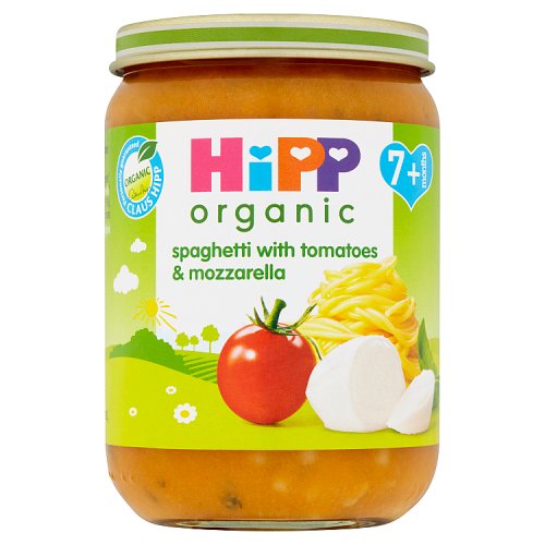 Hipp Organic Spaghetti With Tomatoes Mozzarella Baby Food Jar 7+ Months 190g - H1
