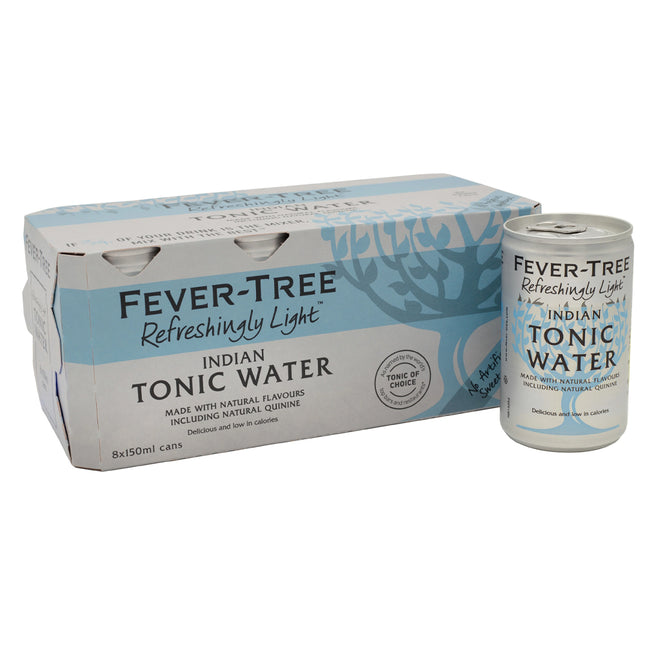 Fever Tree Light Tonic Water 8Pk 8X150Ml