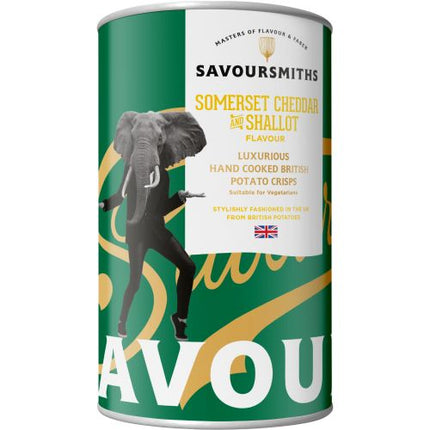 Savoursmiths Somerset Cheddar & Shallot Flavour Potato Crisps 100g