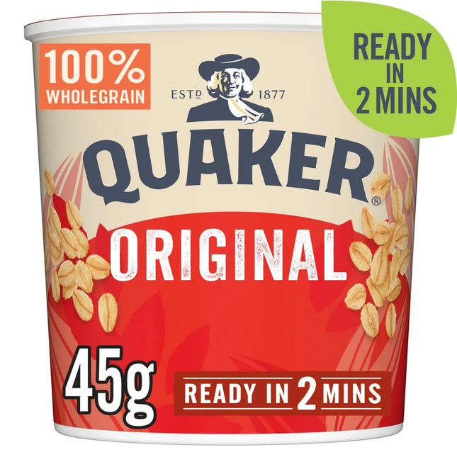 Quaker Oat So Simple Original Porridge Pot PMP £1.29 45g