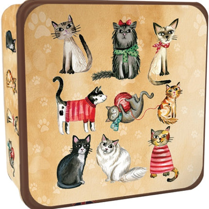 Grandma Wild's Embossed Cats in Jumpers Tin 6 x 160g