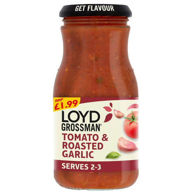 Loyd Grossman Tomato & Roasted Garlic PMP £1.99 350g