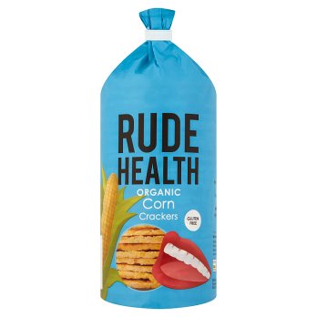 Rude Health Gluten Free Organic Corn Crackers 130g
