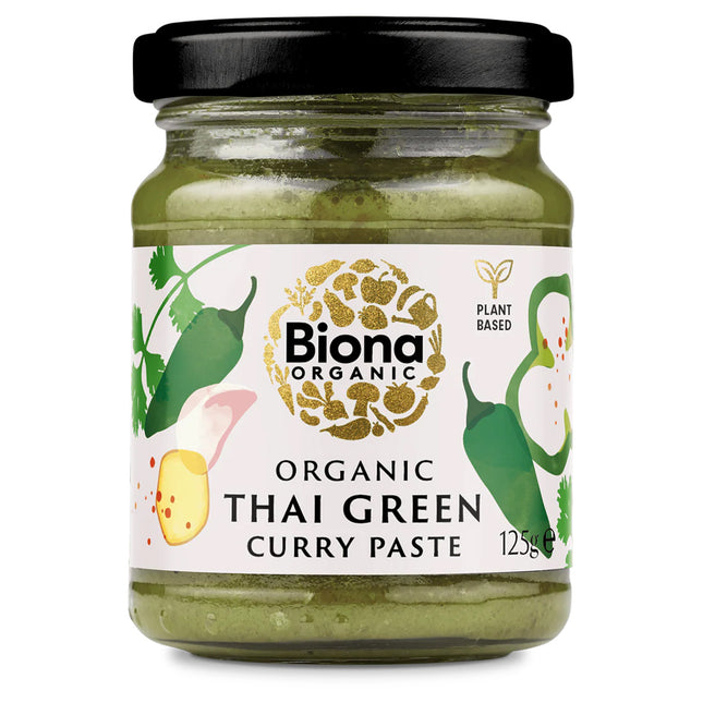 Biona Thai Green Curry Paste Organic 125g
