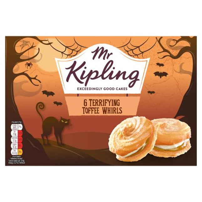 Mr Kipling Toffee Terror Whirls 6 Pack