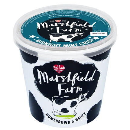 Marshfield Farm Real Dairy Ice Cream Midnight Mint Crisp 1l