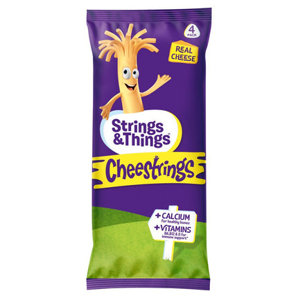 Cheestrings Cheddar 4Pk 4X20G