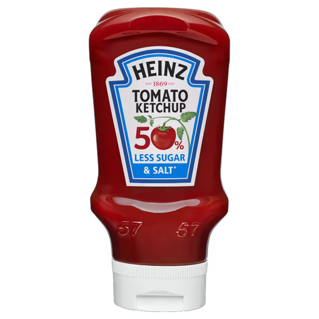 Heinz Tomato Ketchup 50% Less Sugar & Salt 400ml