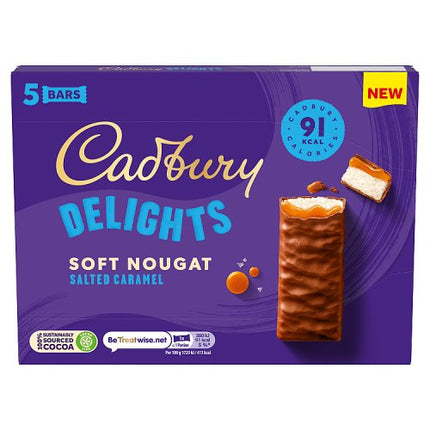 Cadbury Delights Salted Caramel 110g 5 Pack