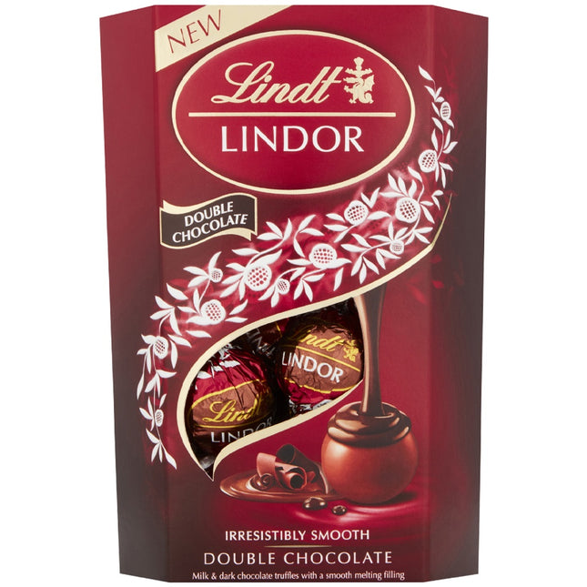 Lindt Lindor Double Chocolate Cornet 200G