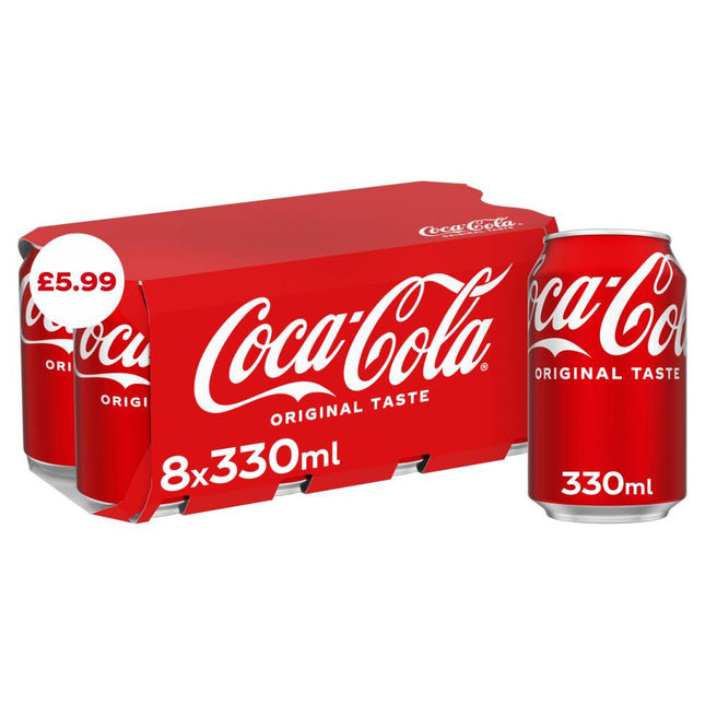 Coca Cola PMP £5.99 8pk 330ml
