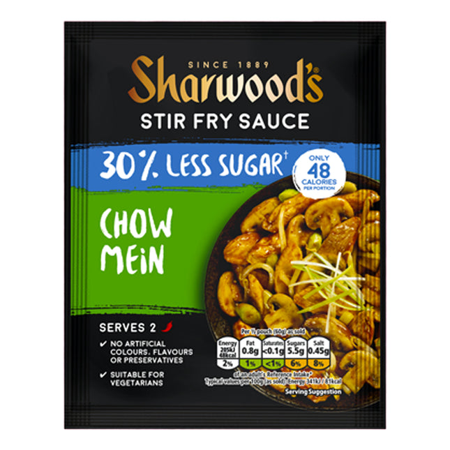 Sharwood's Chow Mein 30% Less Sugar Stir Fry 120g