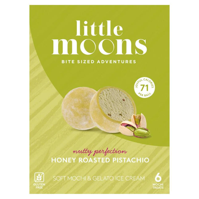 Little Moons Honey Roast Pistachio Ice Cream Mochi 6ct