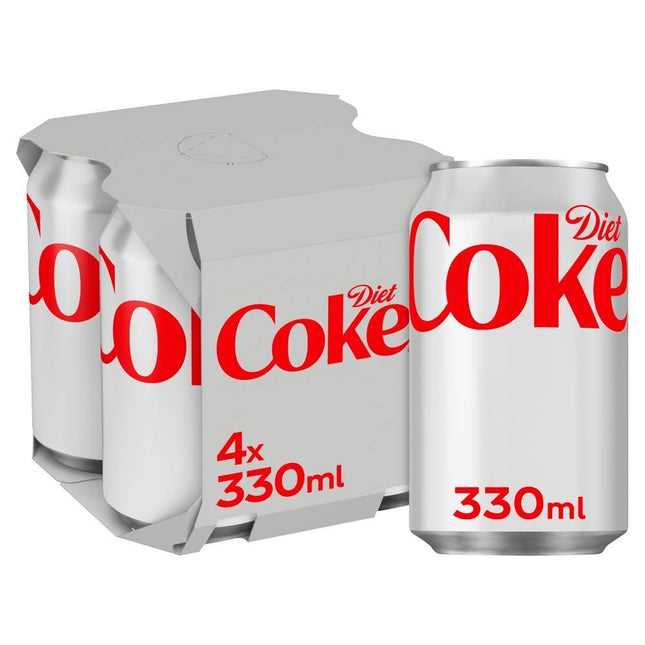 Diet Coke 4pk 330ml
