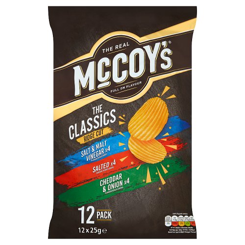 McCoy's Classic Variety Multipack Crisps 12 Pack