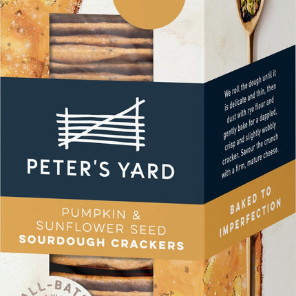 Peter's Yard Pumpkin & Sunflower Seed Sourdough Crackers 105g