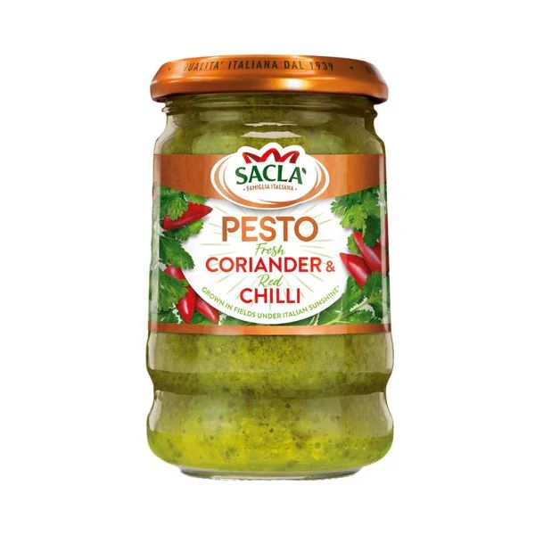 Sacla Coriander & Chill Pesto PMP 190g