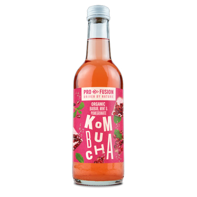 Profusion Kombucha Baobab, Mint, Pomegranate Organic 330ml