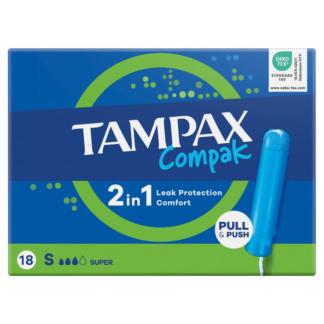 Tampax Compak Super 18ct SRP