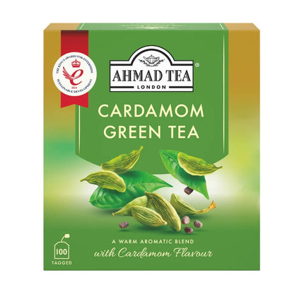 Ahmad Tea Tagged Teabag Cardamom Green 100x1.5g