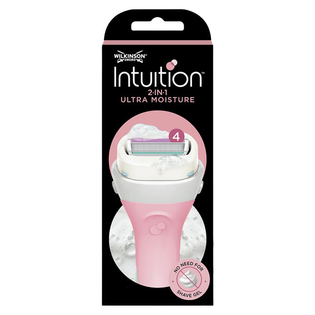 Wilkinson Sword Female Intuition, 2 In 1 Ultra Moisture Razor
