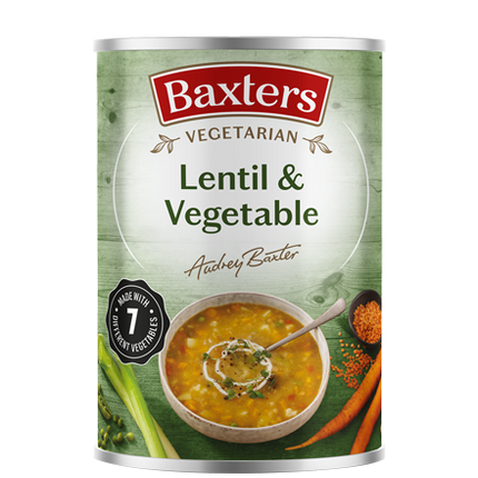 Baxters Vegetarian Lentil & Vegetable Soup 400g