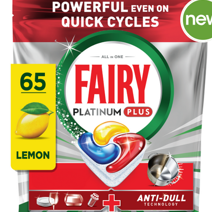 Fairy Platinum Plus Lemon ADW 65CT