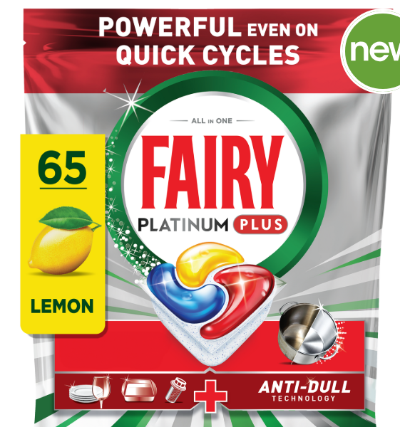 Fairy Platinum Plus Lemon ADW 65CT