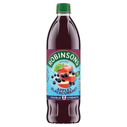 Robinsons Double Concentrate Apple & Blackcurrant No Added Sugar PET 1L